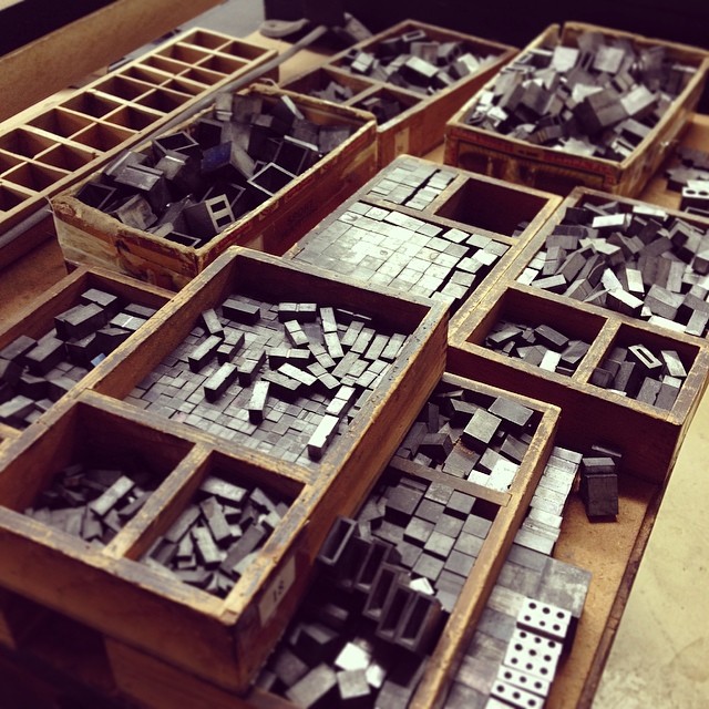 Image of lead printmaking quads